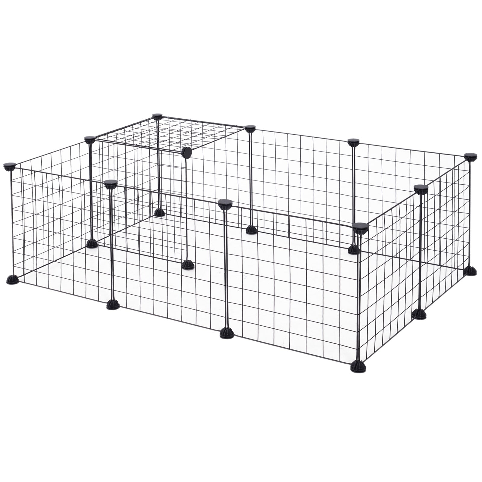 Diy Pet Playpen Metal Wire Fence Guinea Pig Small Animals Cage 12 Panel