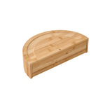 Bamboo Cheese Board Set With Drawer & Knives
