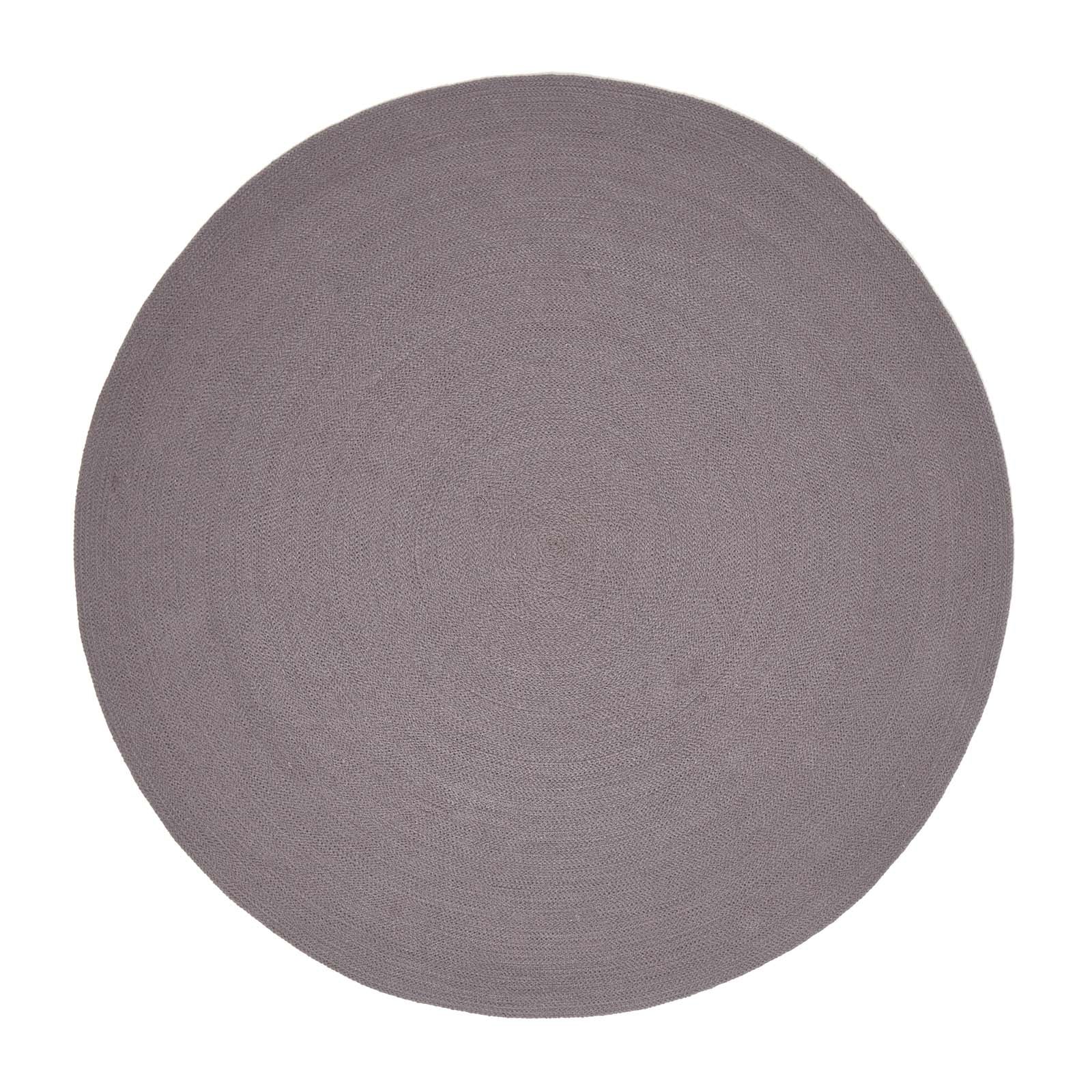 Handmade Woven Braided Oval Rug | 150cm | Grey