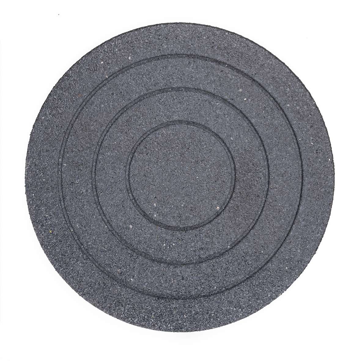 Rubber Garden Stepping Stones - Geo Leaf | Set of 2 | Grey