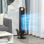 HOMCOM Freestanding Anion Tower Fan For Bedroom W/ Oscillating