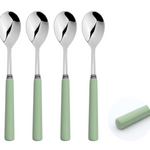 Tea Spoons Set Porelain Bar 18/8 Stainless Steel 4pc Teaspoon Set Turquoise | Turquoise