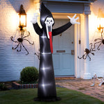 10 Ft Grim Reaper Halloween Inflatable For Indoor, Outdoor Party