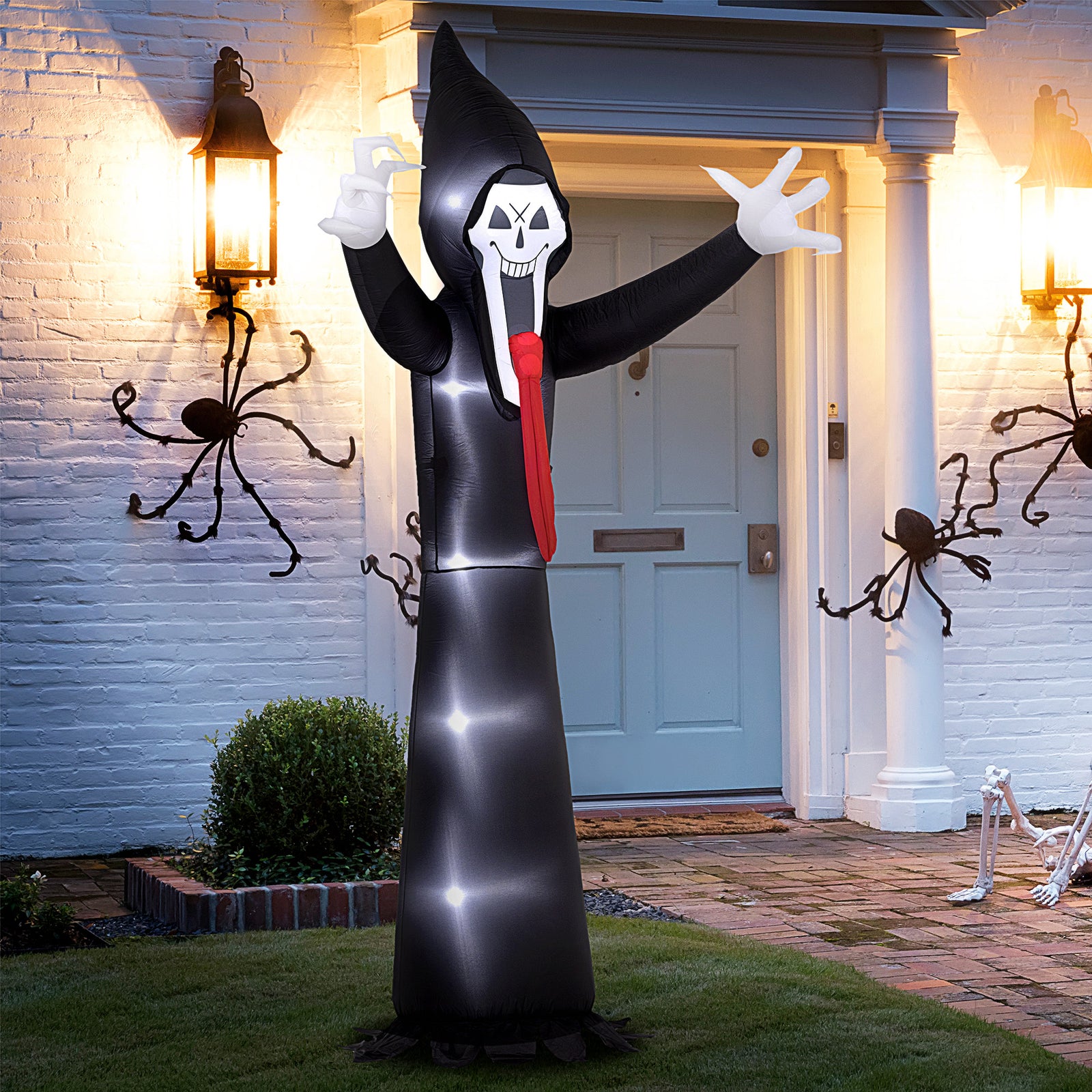 10 Ft Grim Reaper Halloween Inflatable For Indoor, Outdoor Party