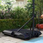 Adjustable Basketball Hoop And Stand With Wheels | Black