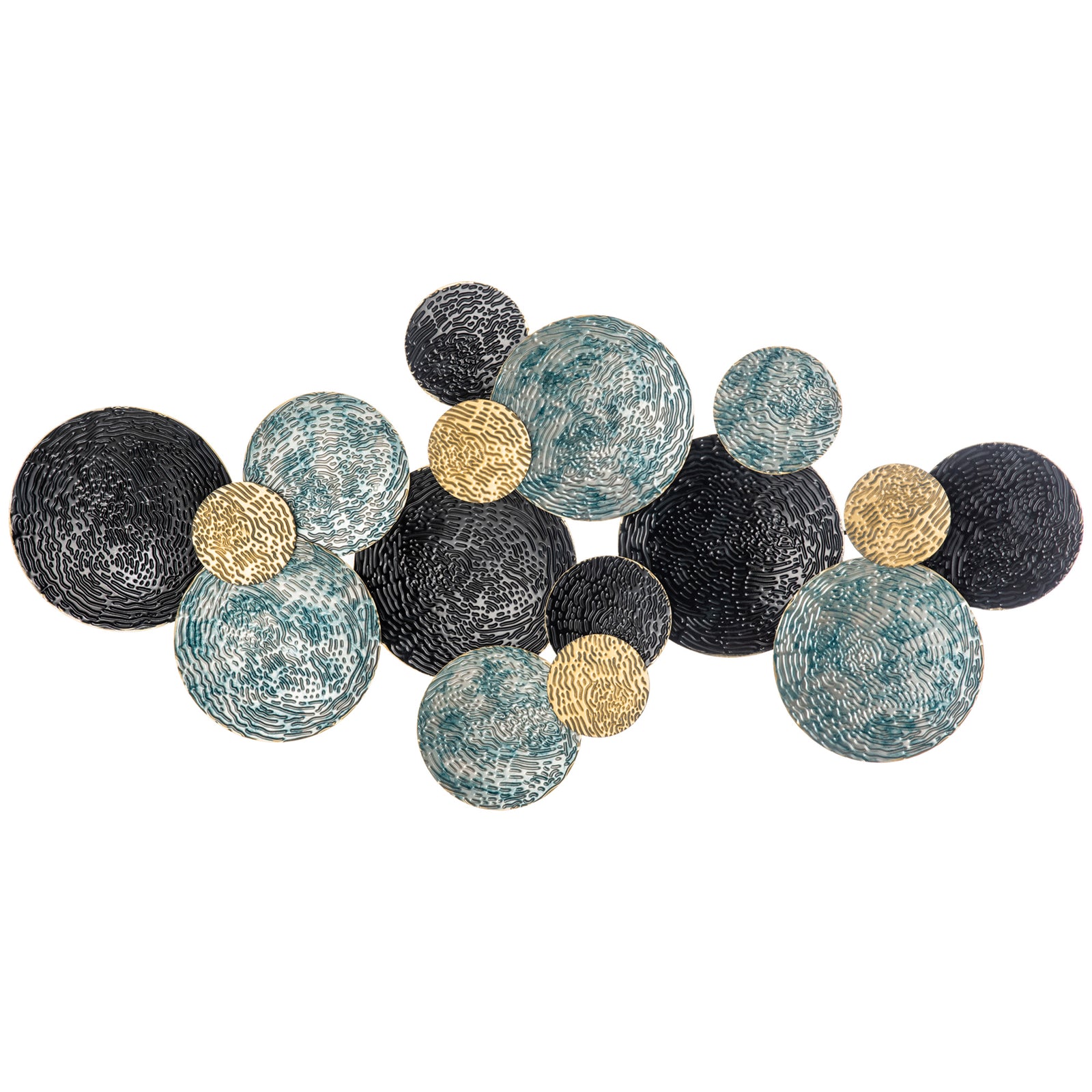 Minimalist Metal Wall Art Circle Home Hanging Wall Sculpture