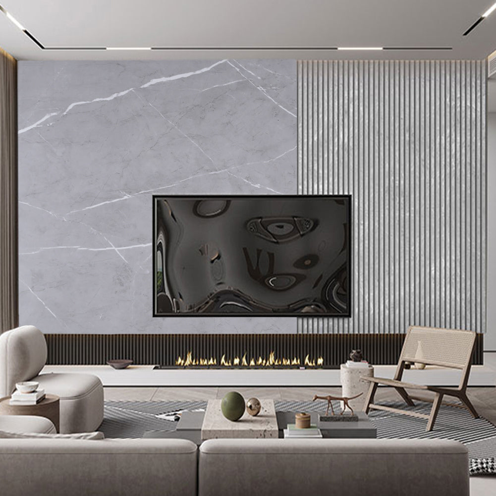 3m Grey Marble Contact Wallpaper Self Adhesive