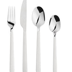 Cutlery Sets Stainless Steel White Abs Handle 32 Piece Set | One Size | White