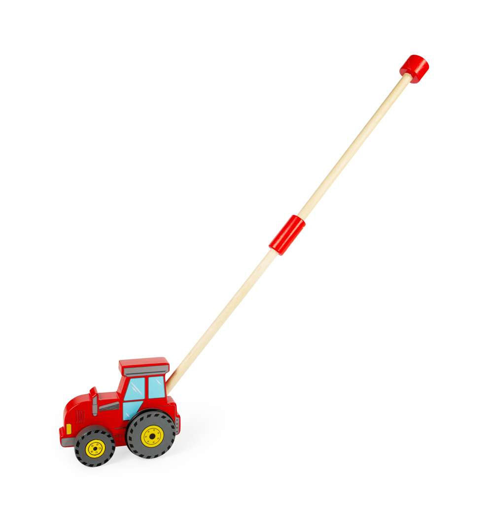 Bigjigs Toys Tractor Push Along