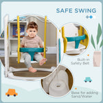 6-in-1 Toddler Climber And Set W/ Basketball Hoop, Telescope Yellow