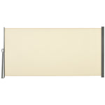 Retractable Sun Side Awning Screen | Small | Cream