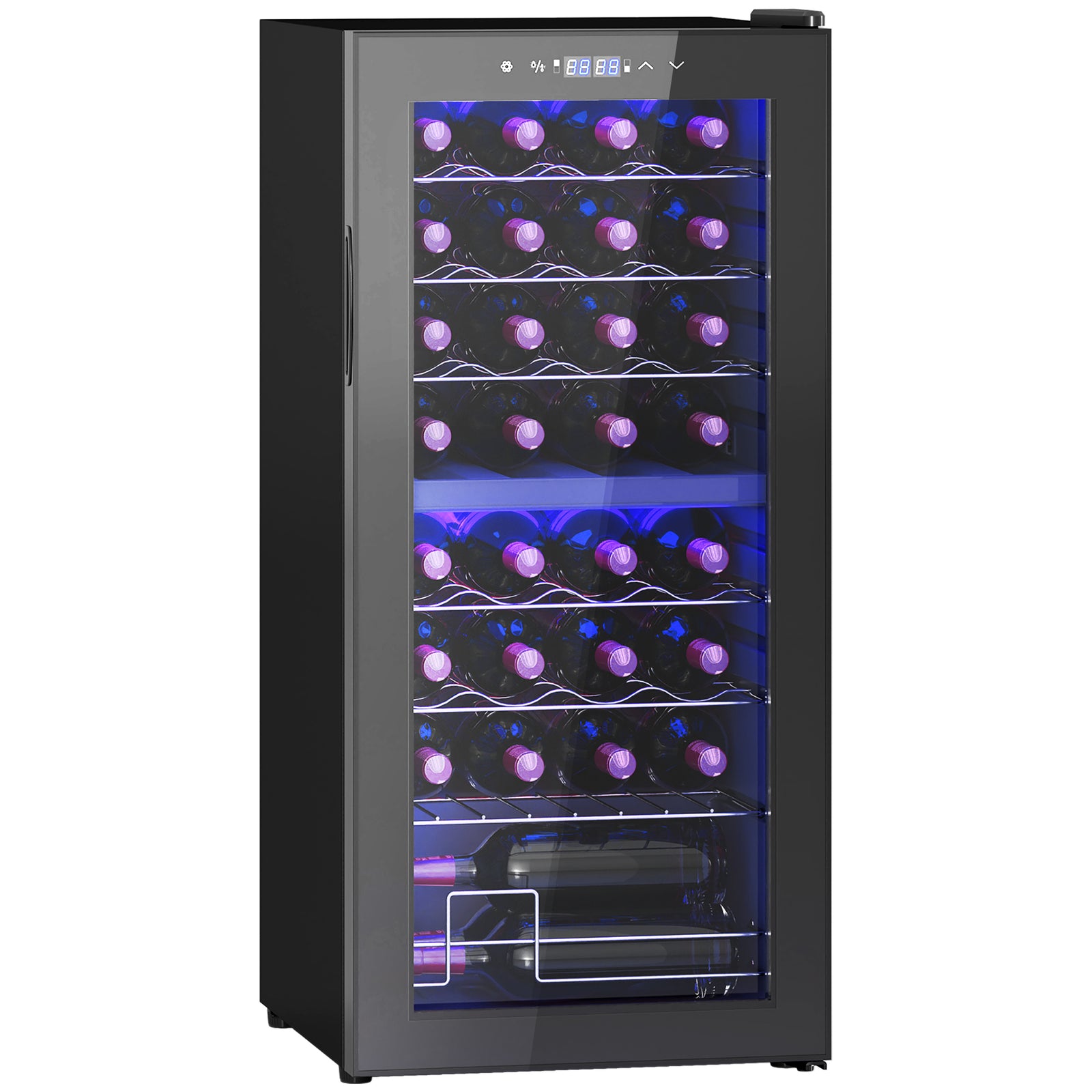 86l Dual Zone Wine Cooler Adjustable Temperature Control