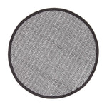 Trance Black And White Diamond Pattern Recycled Fibre Rug | 150cm | Black & White