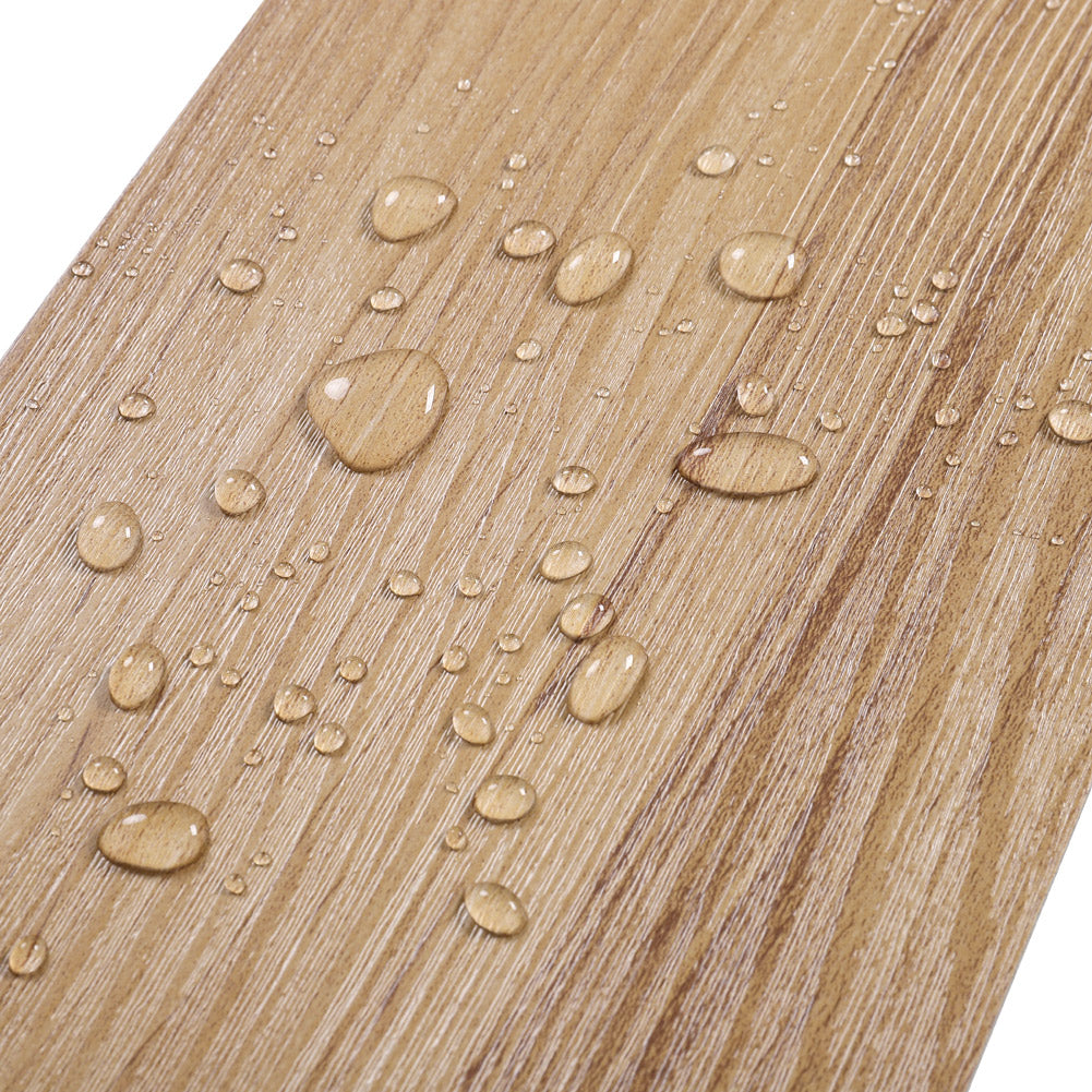 Pvc Wooden Self-adhesive Laminate Flooring Planks For Home Decor | Brown