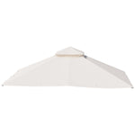 Gazebo Canopy Replacement Cover 3 X 3(m) 2-tier Roof Top