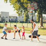 Adjustable Basketball Hoop And Stand W/ Wheels | Black