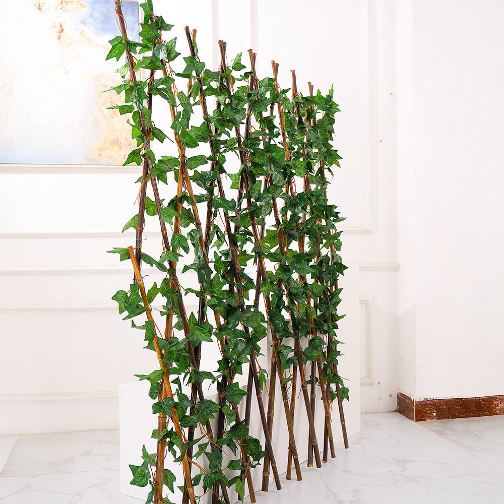 Grape Leaf Artificial Hedge Panel | Large | Green