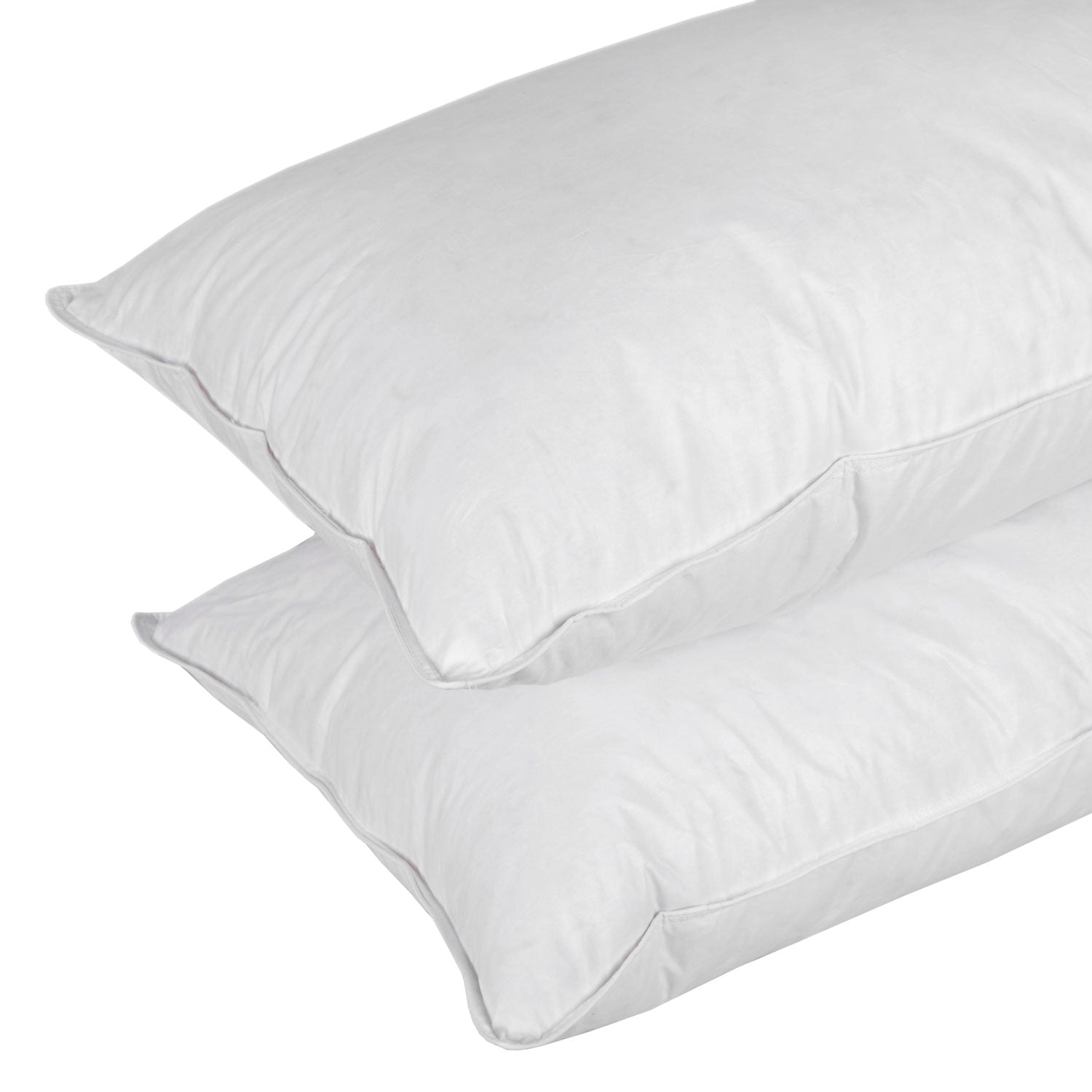 Goose Feather And Down King Size Pillow Pair