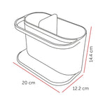 Recycled Sink Tidy - Dark Grey Kitchen Sink Organiser - Made in the UK