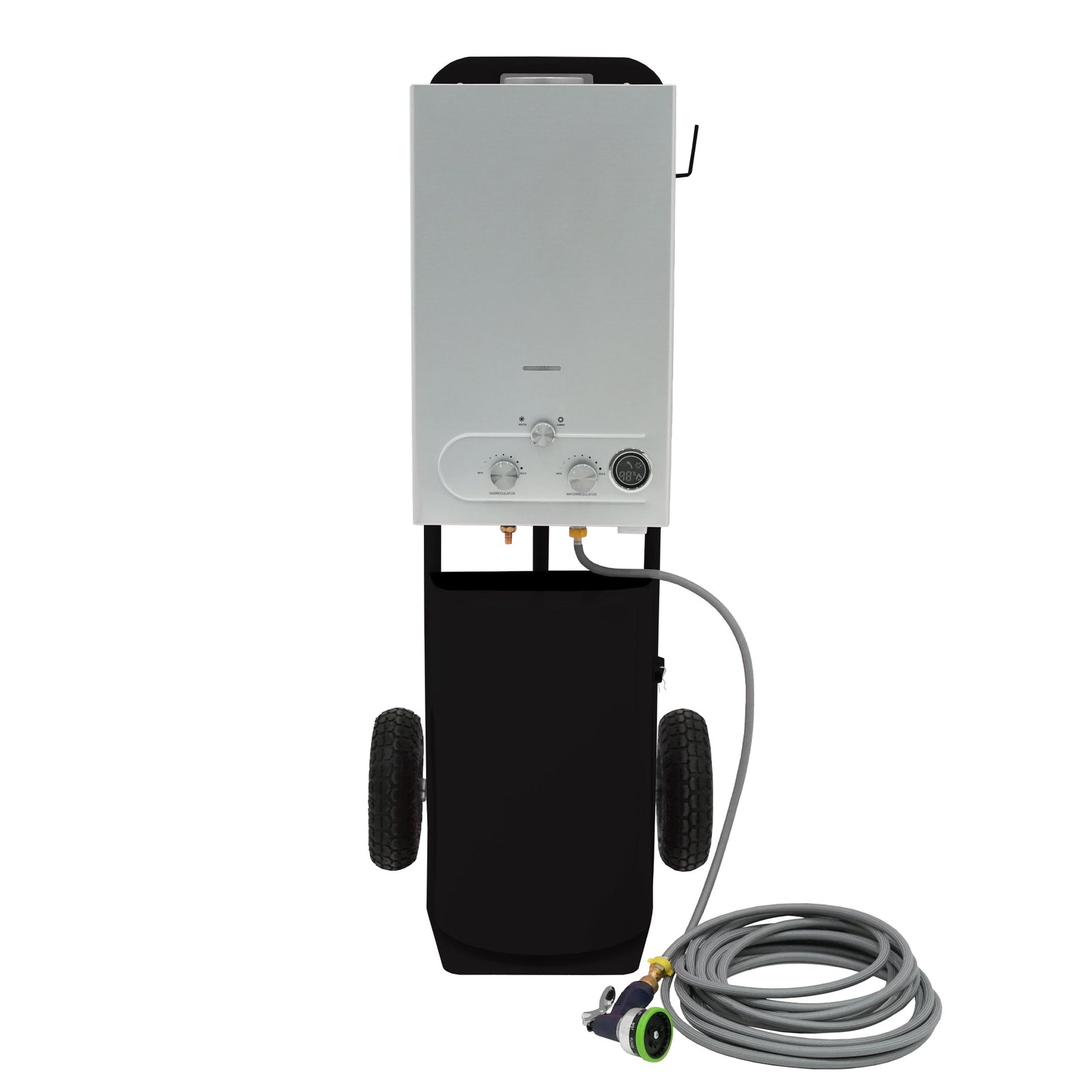 Deluxe Portable Horse Shower | Black