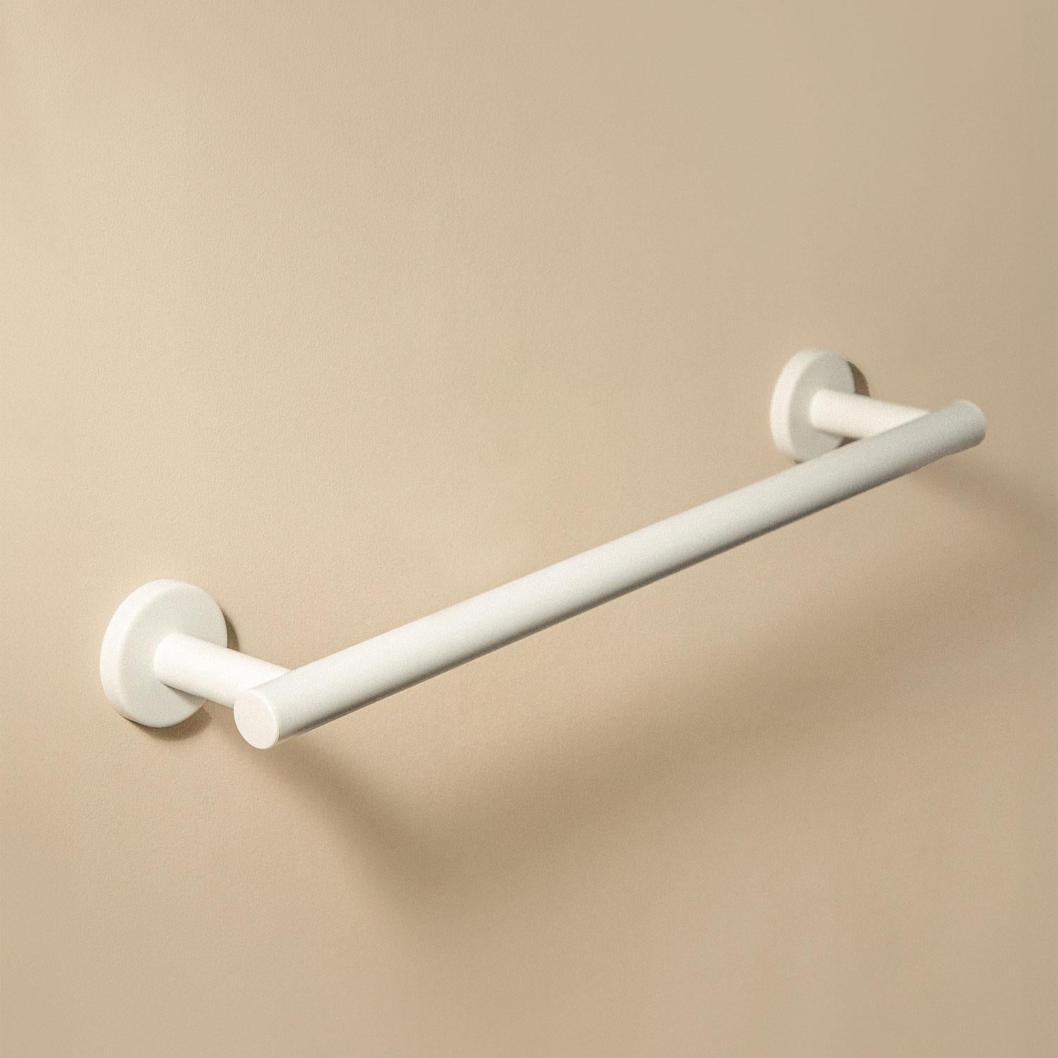Towel Rail, Matt White, Wall-mounted, 45 Cm. Collection Architect S+