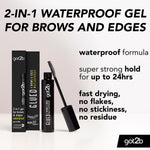 Glued For Brows & Edges Eyebrow Gel 16ml, Pack 3