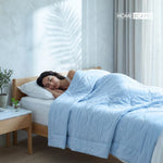 Cooling Blanket, Summer Coverless Duvet | EU Single | Blue