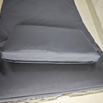Folding Rattan Sun Lounger W/ Cushion