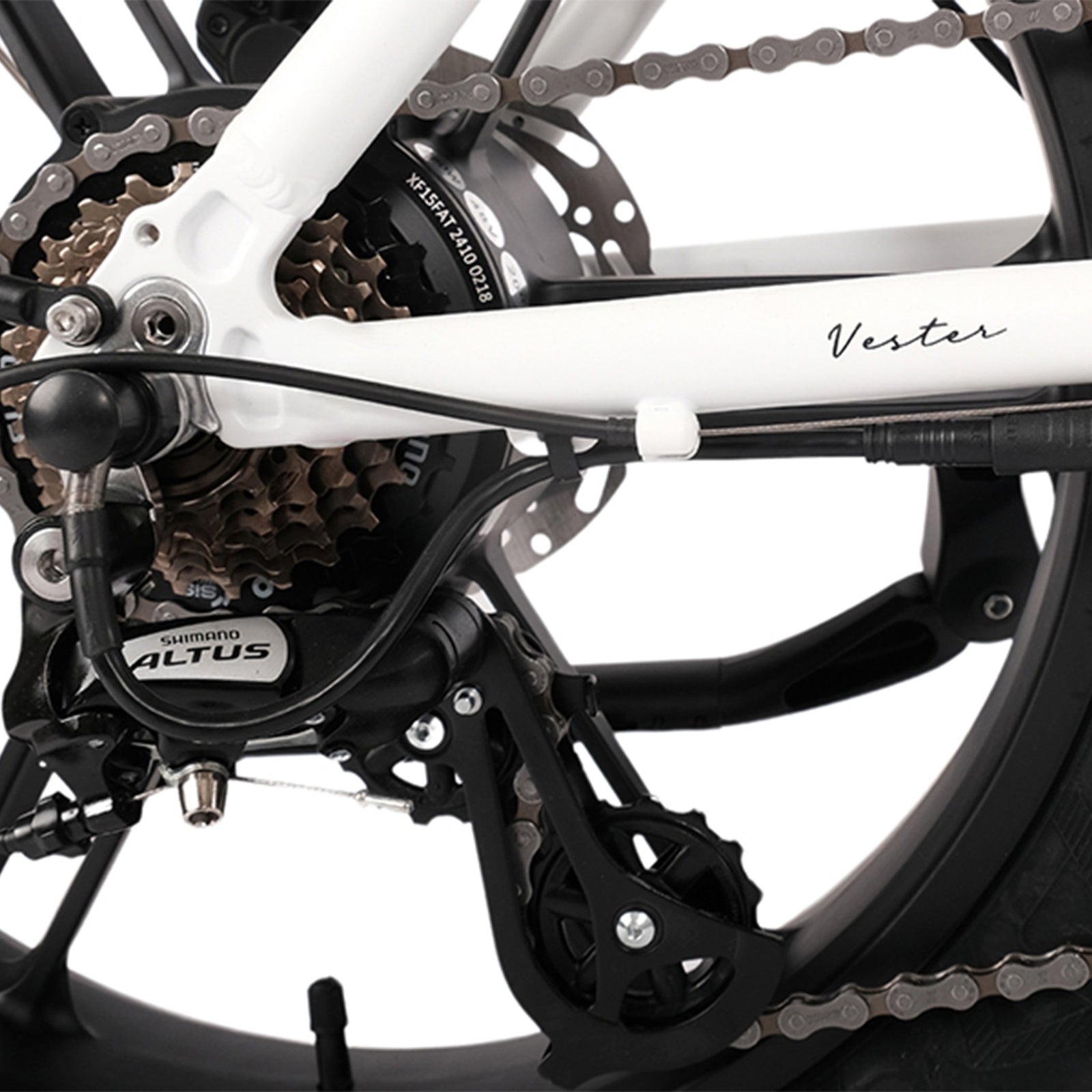 Vester 2026 - Folding Fat Tyre E-bike 48v 14ah | White