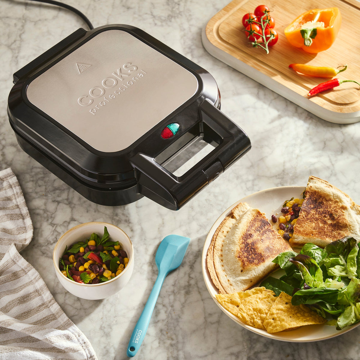 Multi-meal Maker With Crimping Edge & Spatula