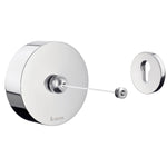 Polished Chrome Retractable Clothes Line 2.5m Length | Polished Chrome