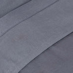 Luxury Linen Flat Sheet | Super King | Dark Grey