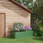 Steel Raised Bed Planter Rods 180 X 90 X 59 Cm | Green