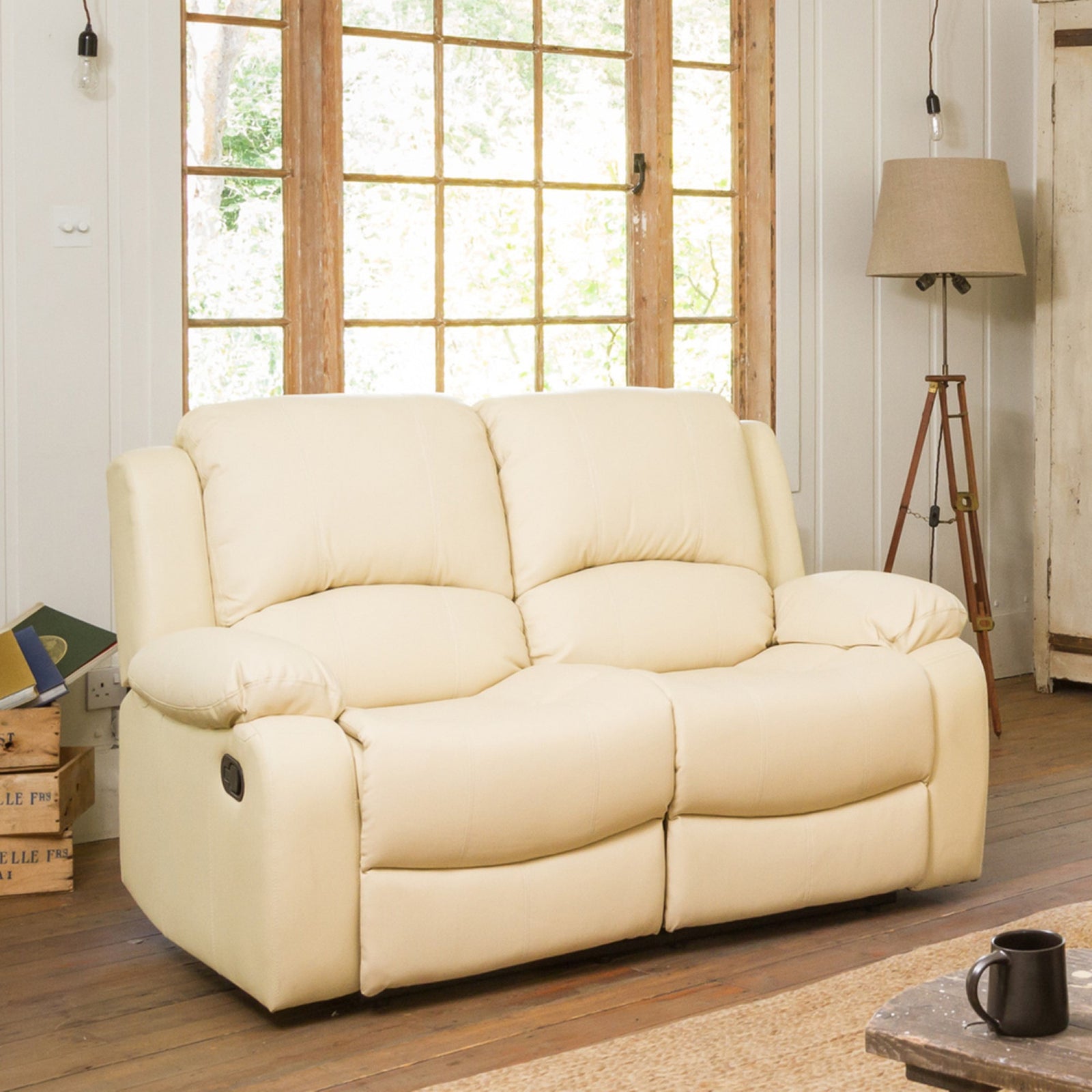 Glendale 2 Seat Manual Recliner Sofa | 2 | Cream