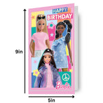 Barbie Sticker Birthday Card Official Product