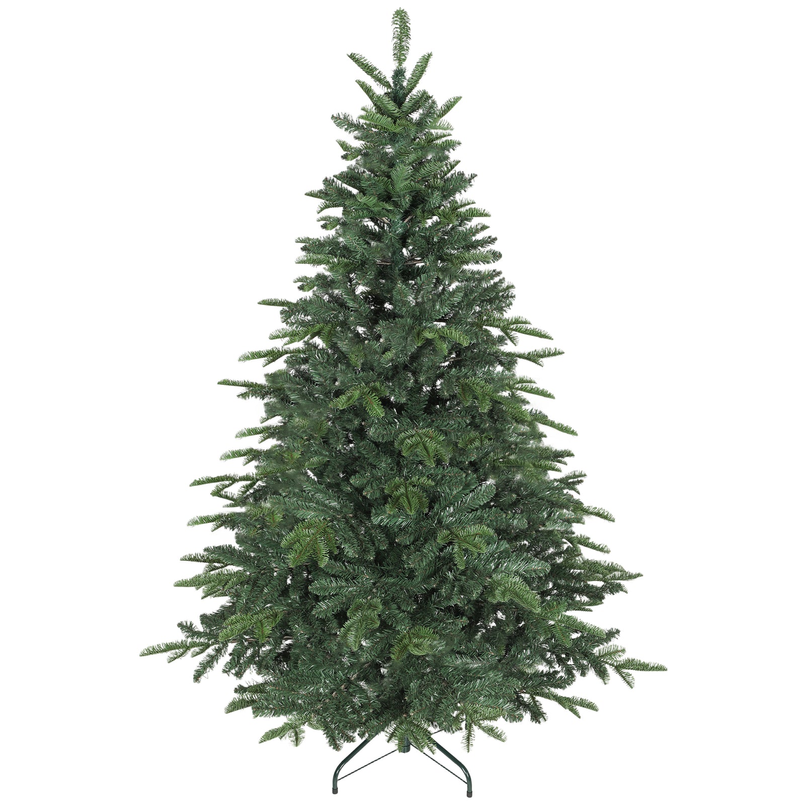 Christmas Tree, Hinged Xmas Tree With Realistic Branches | 6ft | Green