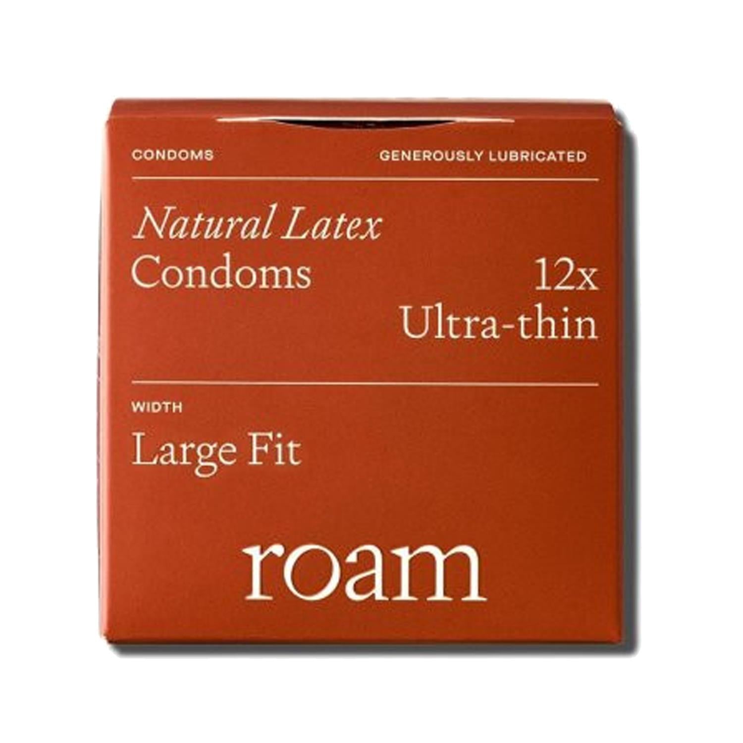 Ultra Thin Condoms For Safer Sex And Contraception Large Fit, 12pcs