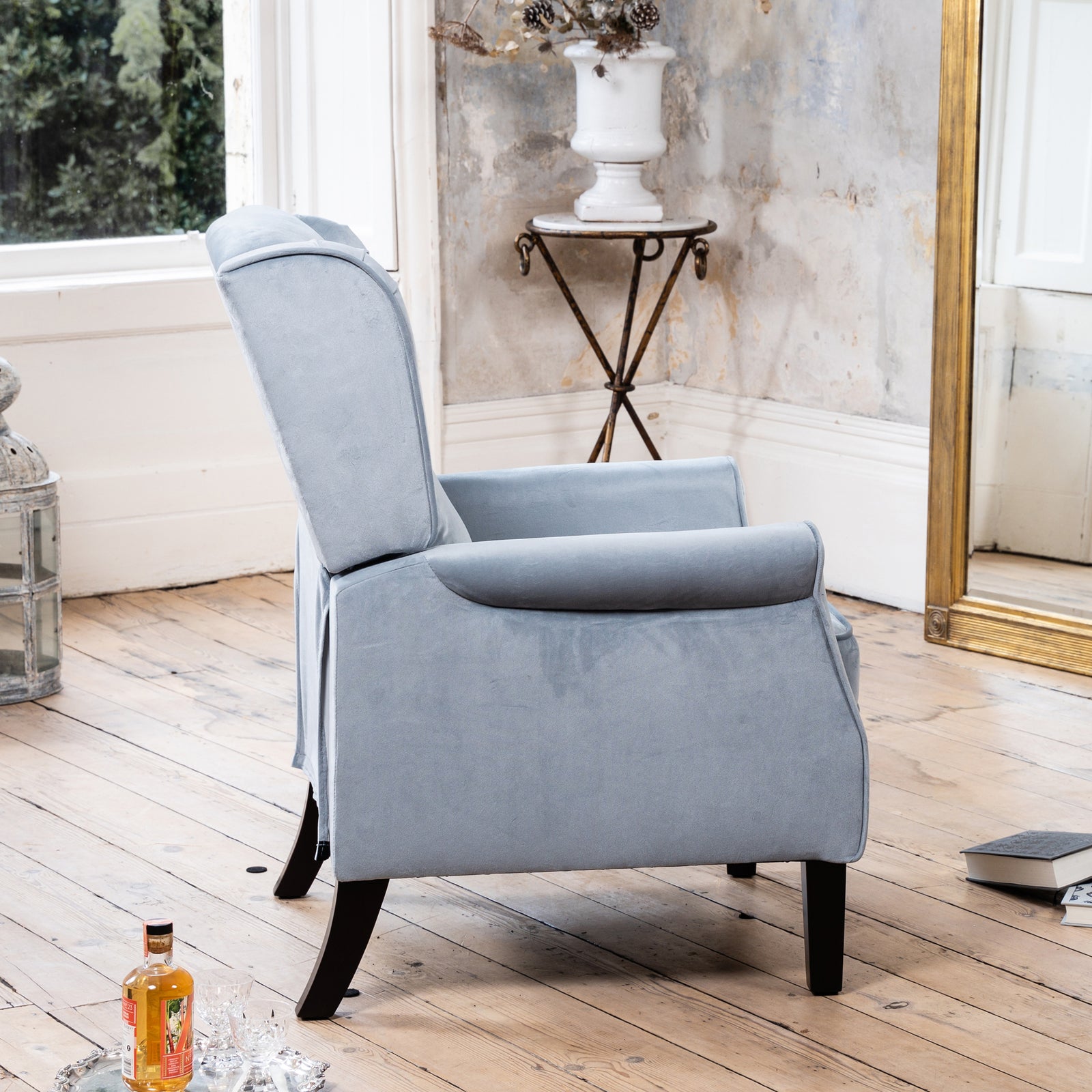 Barksdale Recliner Armchair | Light Blue