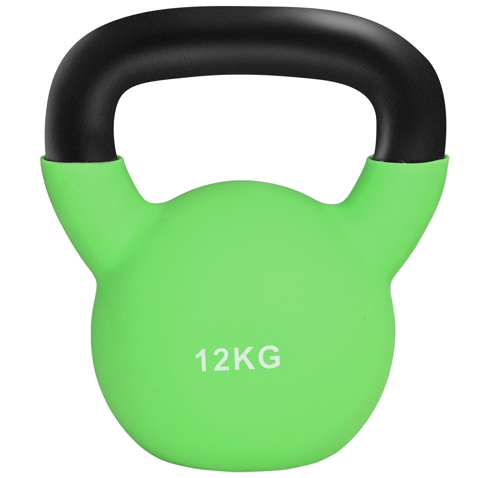 Kettlebell With Soft Body And Non-slip Handle | 12kg | Green