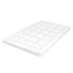 Lavio Mattress Topper 10cm Deep Soft Microfibre Washable With Strap