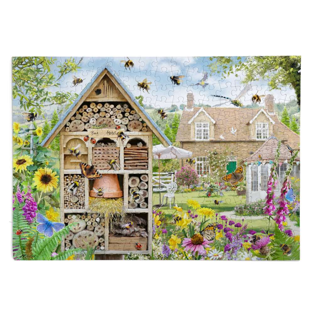 The House of Puzzles Bee Hotel Big 250 Piece Jigsaw Puzzle