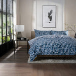 Tulle Extrasoft 100% Cotton Duvet Cover Set – Soft & Breathable Bedding | Single | Navy Blue