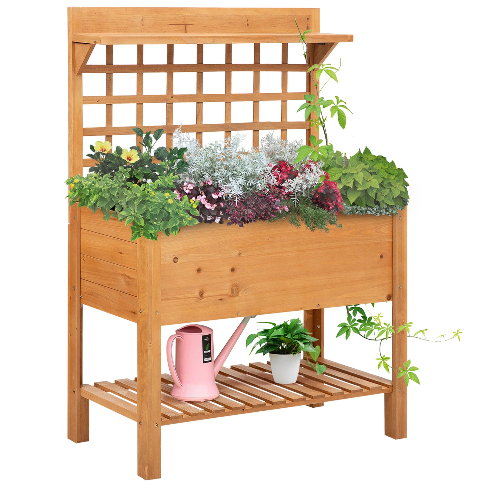 Raised Planter Garden Bed 105x40x135cm