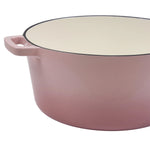 2-in-1 4.5l Enamelled Cast Iron Dutch Oven With Reversible Lid | Pink