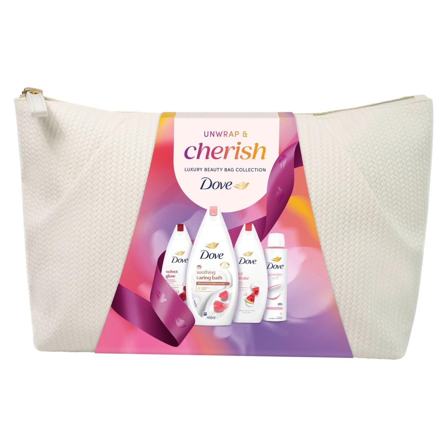 Unwrap And Cherish Gift Set For Her With Beauty Bag, 4 Piece | Set of 1
