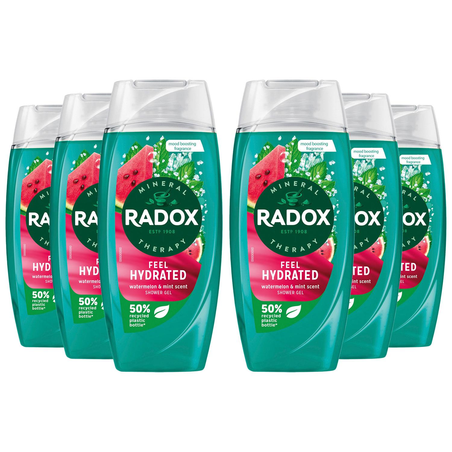 Mineral Therapy Shower Gel Feel Hydrated W/ Watermelon&mint Scent, 6pk, 225ml | 6 | Green