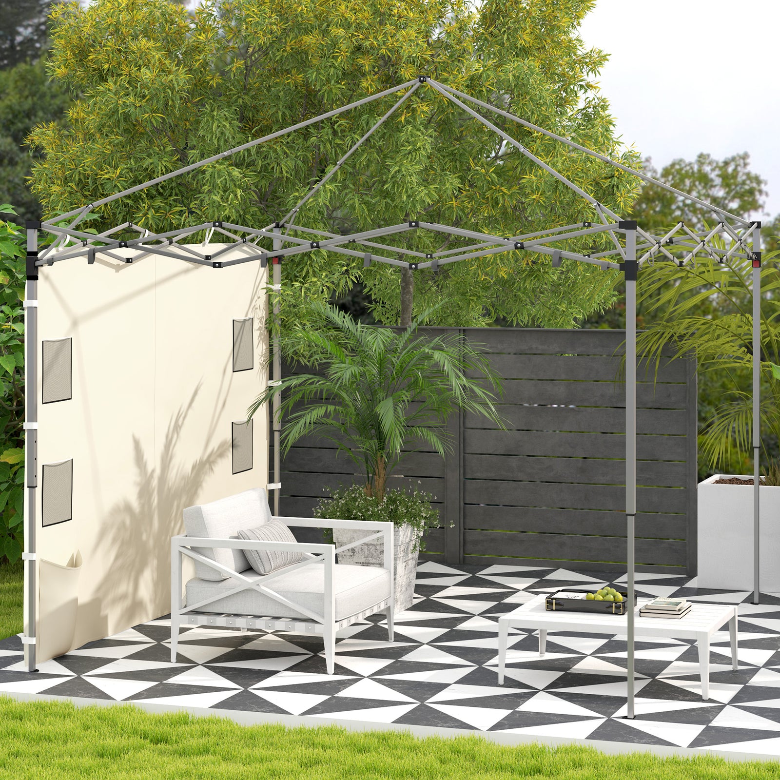 Side Panel For 3x3 M Pop Up Gazebos, 1 Pack Sidewall Only | Beige