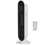 Ceramic Space Heater Tower Heater With Oscillation | One Size | White
