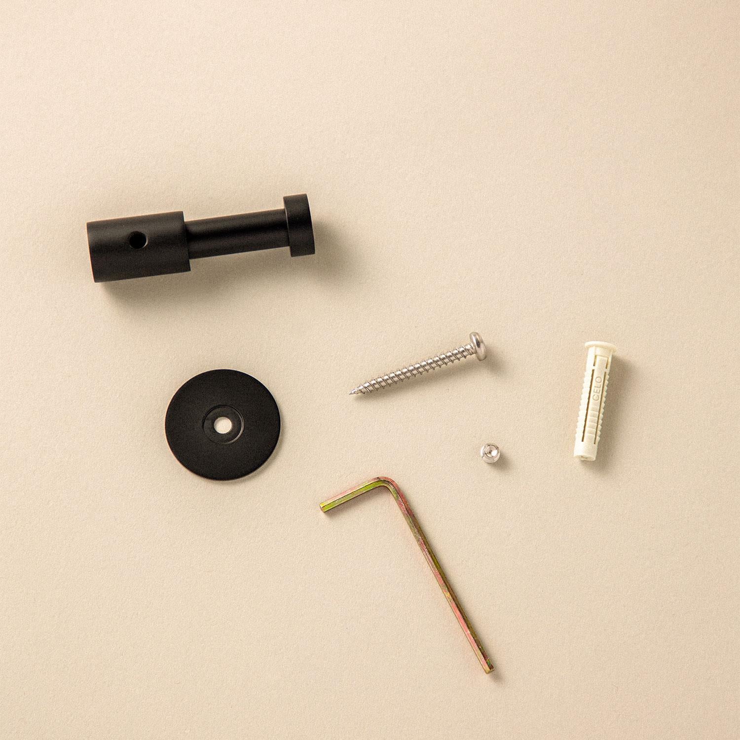 Towel Hook Robe Hook Coat Hook 55 Cm Logic Collection | White