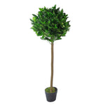 120cm  Design Uk Artificial Realistic Bay Laurel Topiary Ball Tree